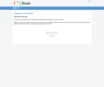 1Bank.xyz(UNO Bank) Screenshot