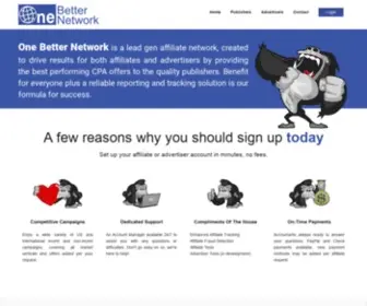 1Betternetwork.com(One Better Network) Screenshot