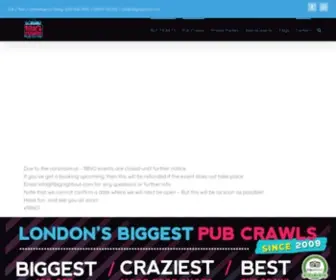 1Bignightout.com(1 Big Night Out London Pub Crawl) Screenshot