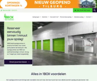 1Box.nl(Opslag huren) Screenshot