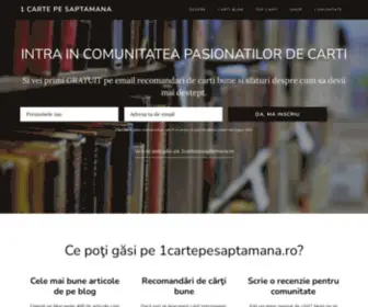 1Cartepesaptamana.ro(Carti de citit si dezvoltare personala) Screenshot