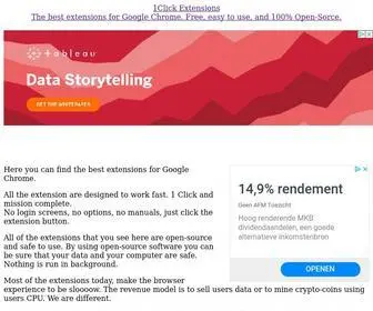 1CE.org(1Click Extensions for Google Chrome) Screenshot
