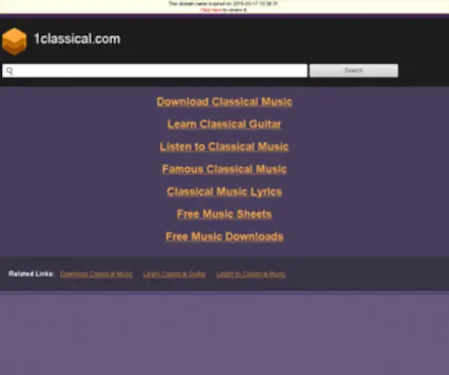 1Classical.com(Play and Download Classical Music MP3) Screenshot