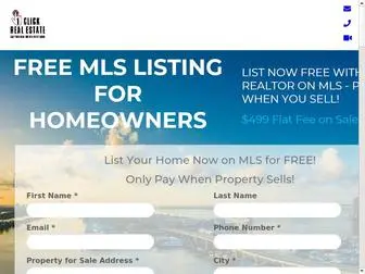 1Clickrealestate.com(1-Click Real Estate) Screenshot