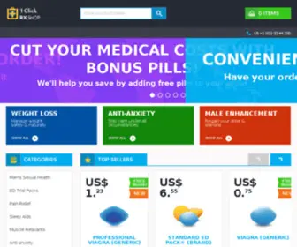 1Clickrxshop.com(Best Online Pharmacy store 2021) Screenshot