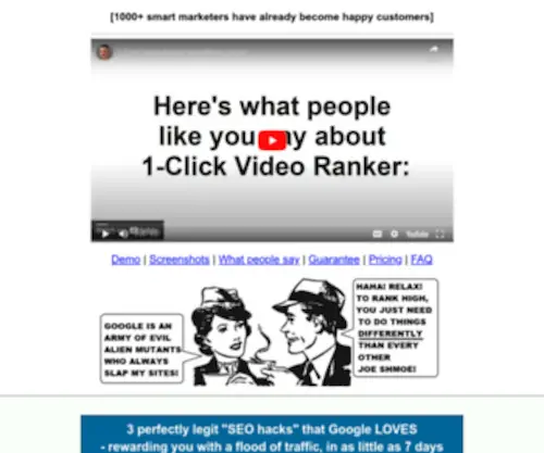 1Clickvideoranker.com Screenshot