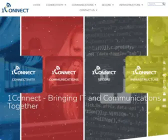 1Connectcloud.com(Bringing IT And Communications Together) Screenshot