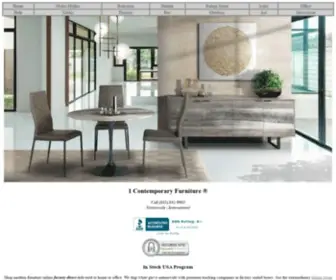 1Contemporary.com(Contemporary furniture) Screenshot