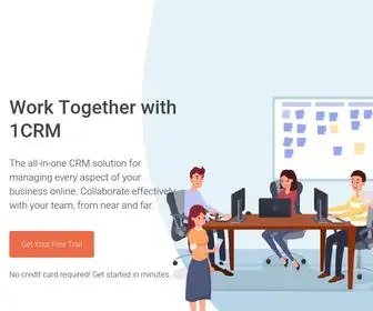 1CRM.com(All In One CRM Software & Best CRM For Small Business) Screenshot