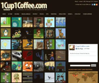 1Cup1Coffee.com(Play hundreds of only the best free flash games on the web) Screenshot