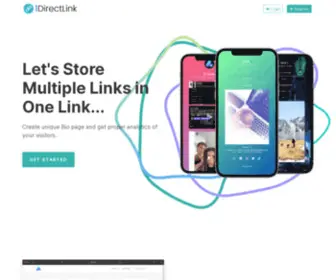 1Directlink.com(Add Multiple Links to Instagram Bio) Screenshot