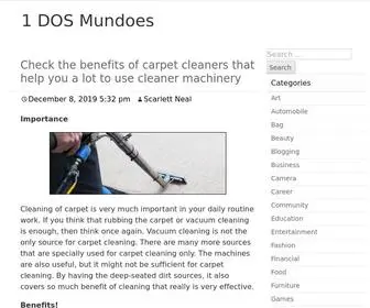 1Dosmundos.com(1 DOS Mundoes) Screenshot