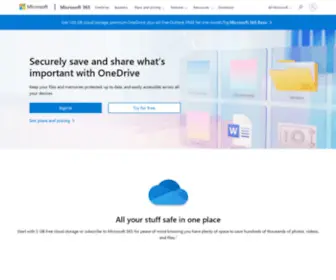 1DRV.com(Microsoft) Screenshot