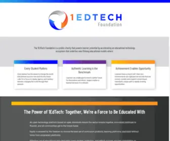 1Edtech.org(The 1EdTech Foundation) Screenshot