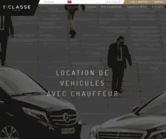 1Ereclasse.com(Location de voiture avec chauffeur) Screenshot