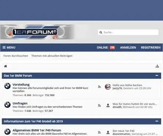 1Erforum.de(BMW 1er Forum & Community) Screenshot