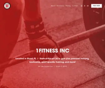 1Fitnesstraining.com(1Fitness Inc) Screenshot