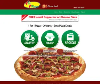 1For1Pizzaorleans.com(Down Page) Screenshot