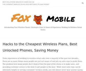 1Foxmobile.com(The Cheapest Wireless Plans and Best Ways to Save Money) Screenshot