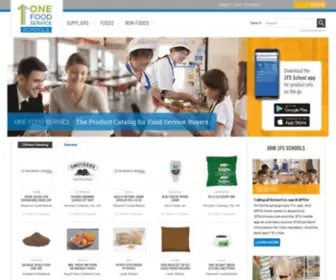 1FSSchools.com(One Food Service) Screenshot