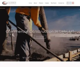 1Gerber.com(Gerber is a commercial construction company) Screenshot