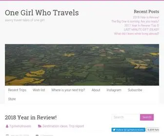 1Girlwhotravels.com(Savvy travel tales of one girl) Screenshot