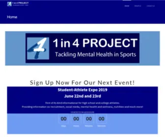 1IN4Project.org(1in4 Project) Screenshot