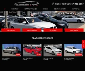 1Internationalauto.com Screenshot