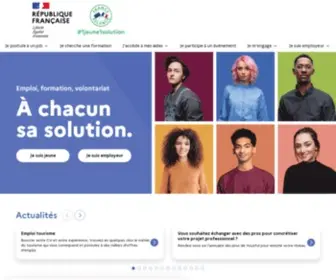 1Jeune1Solution.gouv.fr(1Jeune1Solution) Screenshot