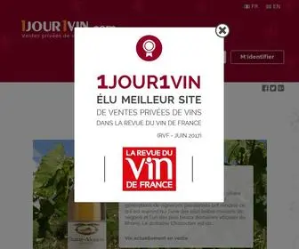 1Jour1Vin.com(Vin) Screenshot