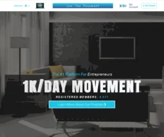 1Kperdaymovement.com(1K/Day Movement) Screenshot