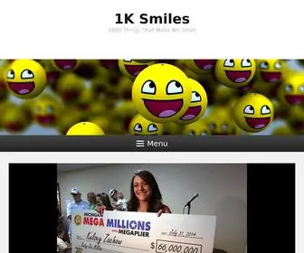 1Ksmiles.com(1K SmilesThings That Make Me Smile) Screenshot