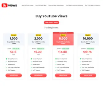 1Kviews.com(Buy Youtube Views) Screenshot