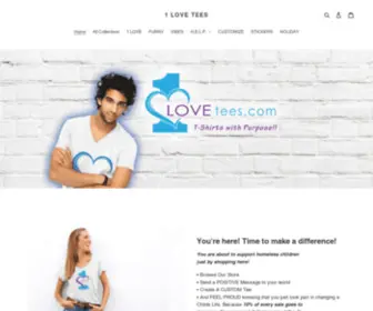 1Lovetees.com(1 LOVE Tees) Screenshot