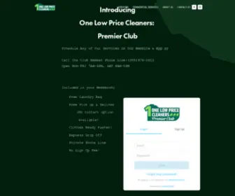 1Lowpricecleaners.com(One Low Price Cleaners) Screenshot