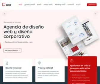 1Luz.com(Diseño Web Mallorca) Screenshot