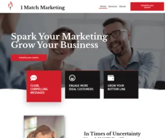 1Matchmarketing.com(Spark Your Marketing) Screenshot