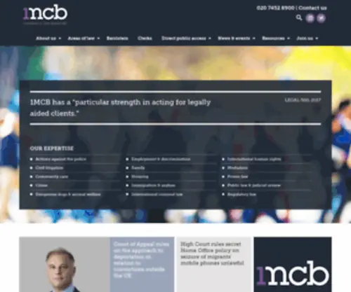 1MCB.com(1MCB Chambers) Screenshot