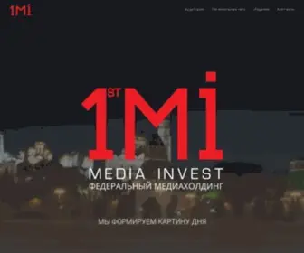 1Mediainvest.ru(1st M1 Media Invest) Screenshot