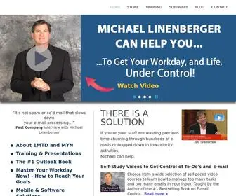 1MTD.biz(Michael Linenberger's Website) Screenshot