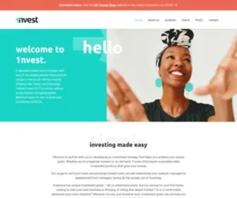 1Nvest.co.za(1nvest) Screenshot