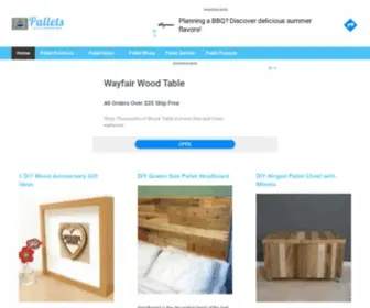 1O1Pallets.com(Wood Pallet Furniture Ideas) Screenshot