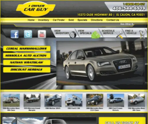 1Ownercarguy.com(1Ownercarguy) Screenshot