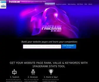 1Pagerank.com(1 PageRank) Screenshot