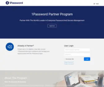 1Password.partners(1Password Partner Program) Screenshot