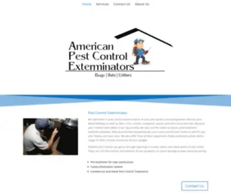 1Pestcontrolexterminator.com(Pest Control Exterminators Bed Bugs Roaches) Screenshot