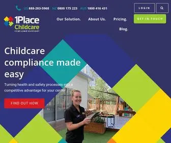 1Placechildcare.com(1Place Childcare) Screenshot