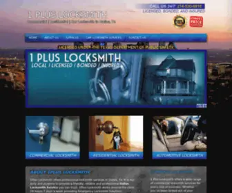 1Pluslocksmith.com(1 Plus Locksmith Dallas) Screenshot