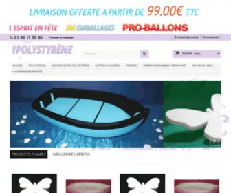 1Polystyrene.fr(Spécialiste de vos buffets) Screenshot