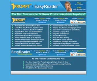 1Prompter.com(Teleprompter software) Screenshot